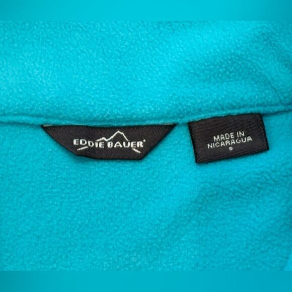 Eddie Bauer Turquoise Women’s 1/4 Zip Fleece - Picture 4 of 9